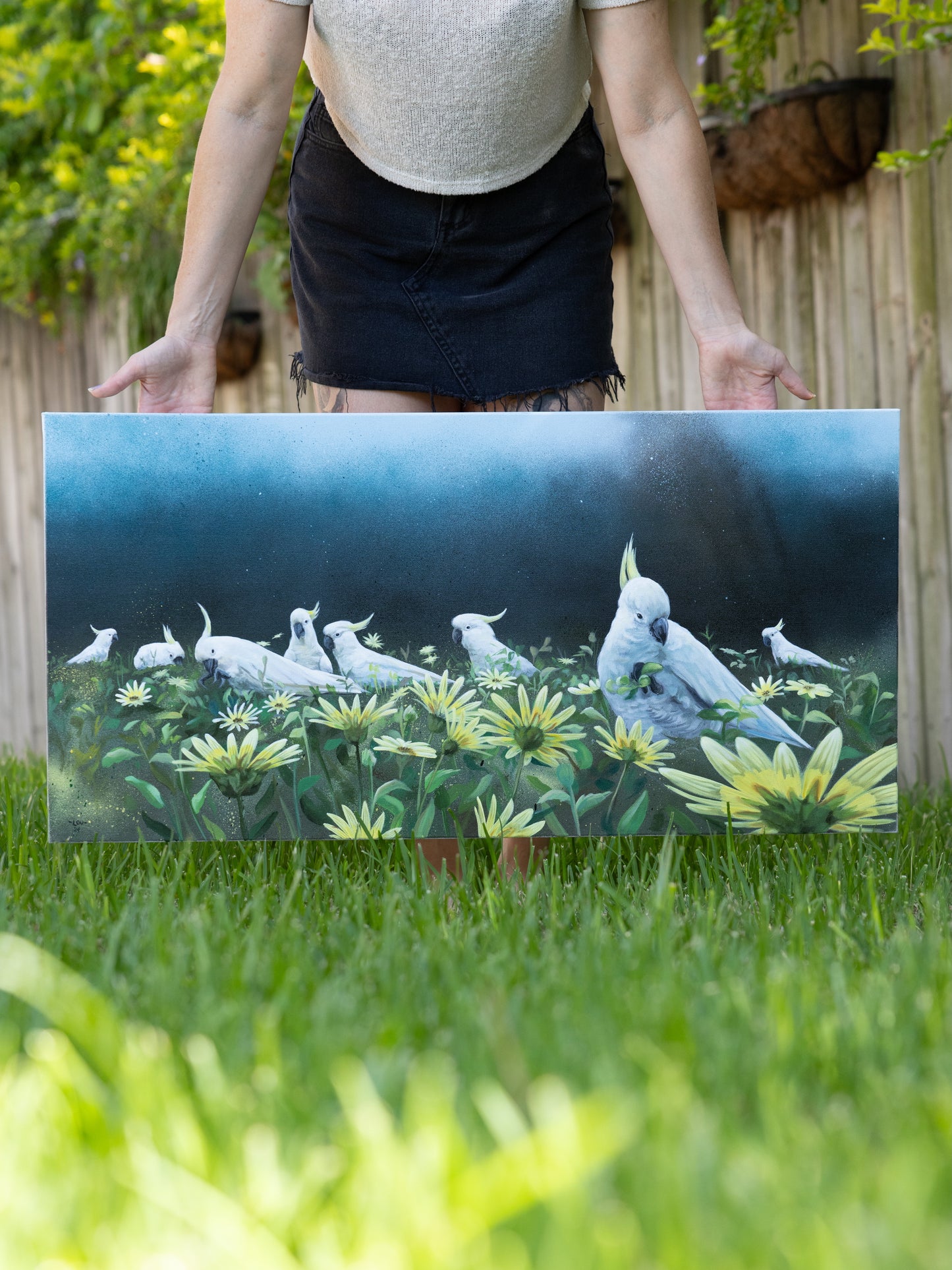 A Few Cockatoos | Paper Print