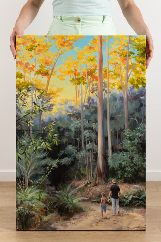 Time with Dad | Canvas Print